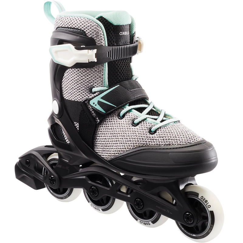 OXELO Fit 100 Sepatu Roda Dewasa Untuk Wanita Inline Skates