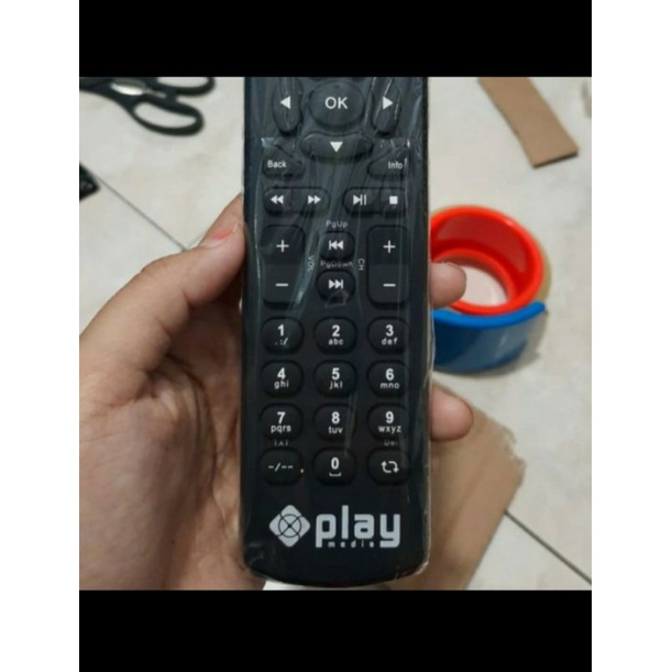 REMOTE REMOT DECORDER MNC PLAY MEDIA ORIGINAL ASLI