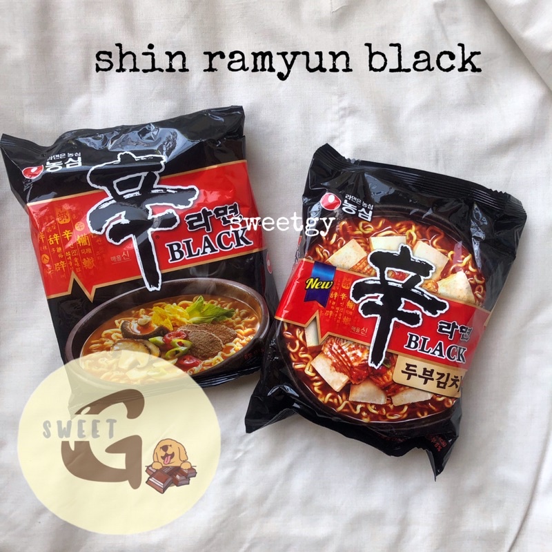 [NEW]Nongshim Shin Ramyun Black/Black Tofu&Kimchi -Shin Ramyeon Korea