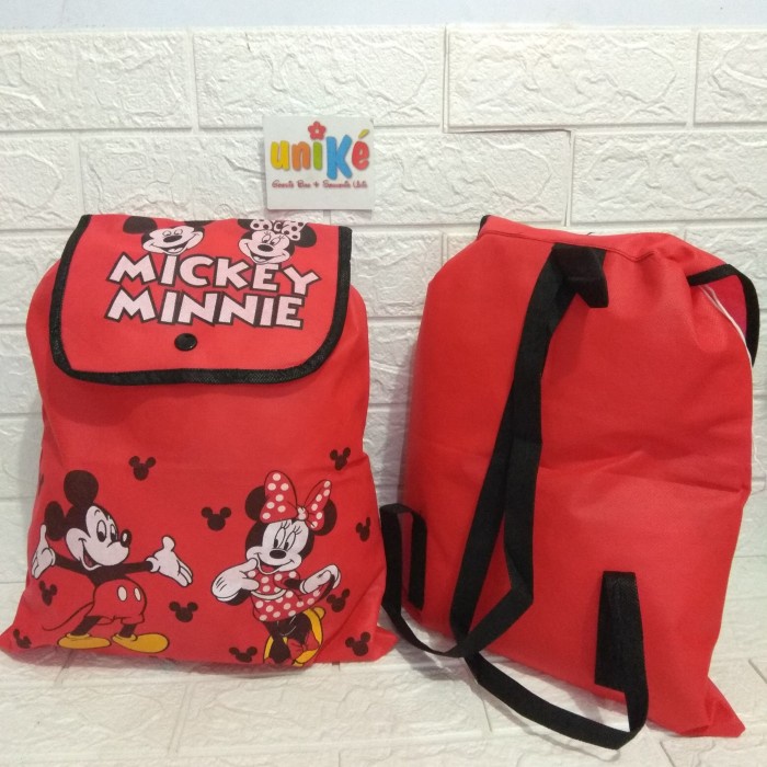 

NEW TAS RANSEL Gendong SABLON KARAKTER goodie bag ulang tahun anak goody