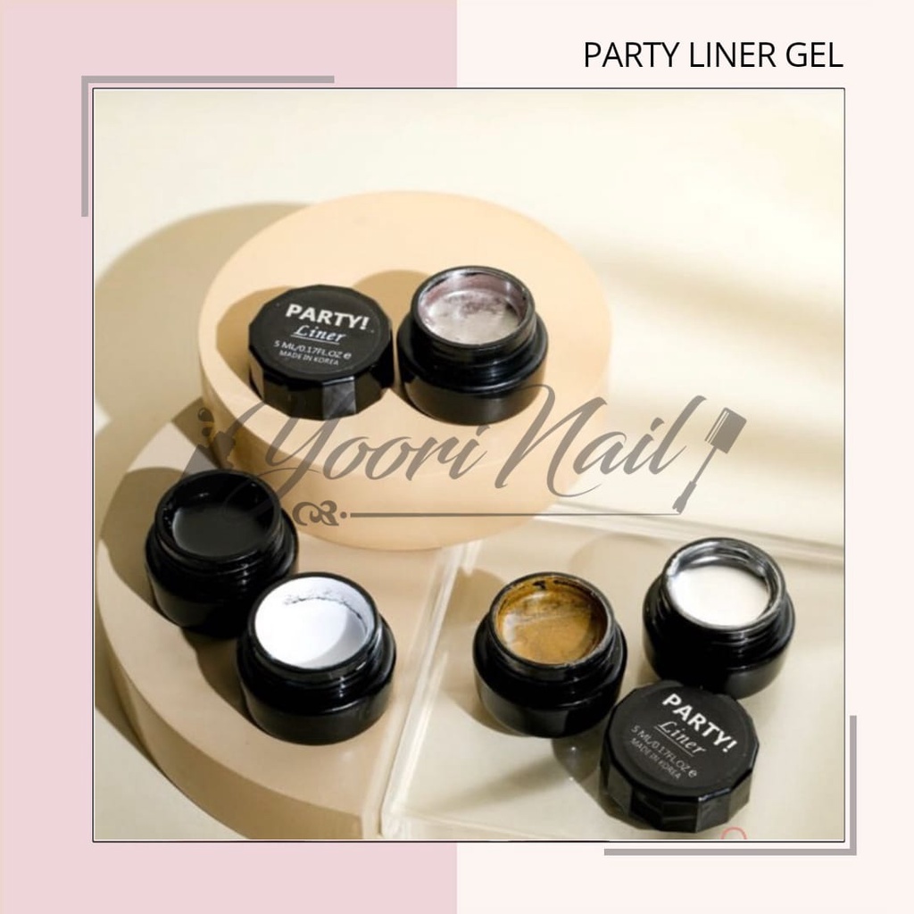 PARTY Liner gel liner metalic paint gel party 5ml