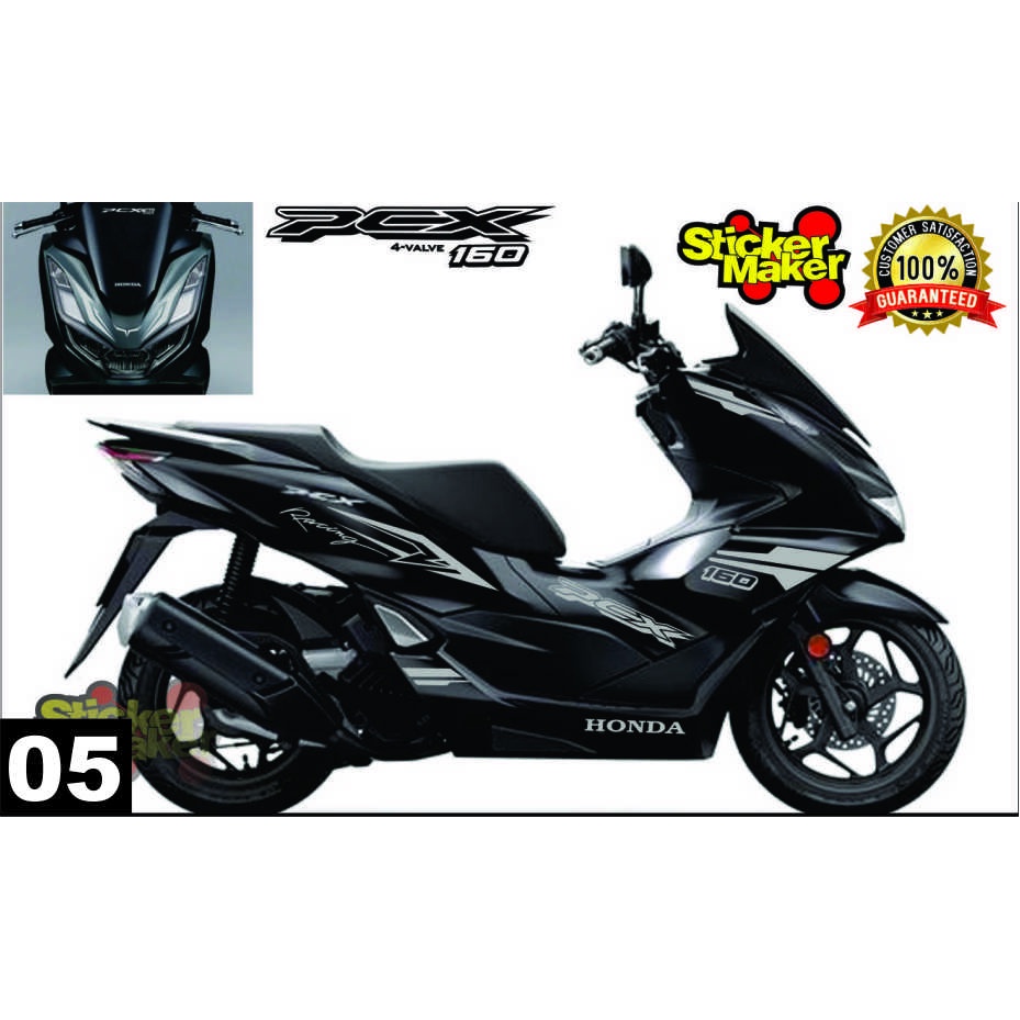 (COD) stiker bodi motor honda pcx 160 new sticker cutting body pcx 2021