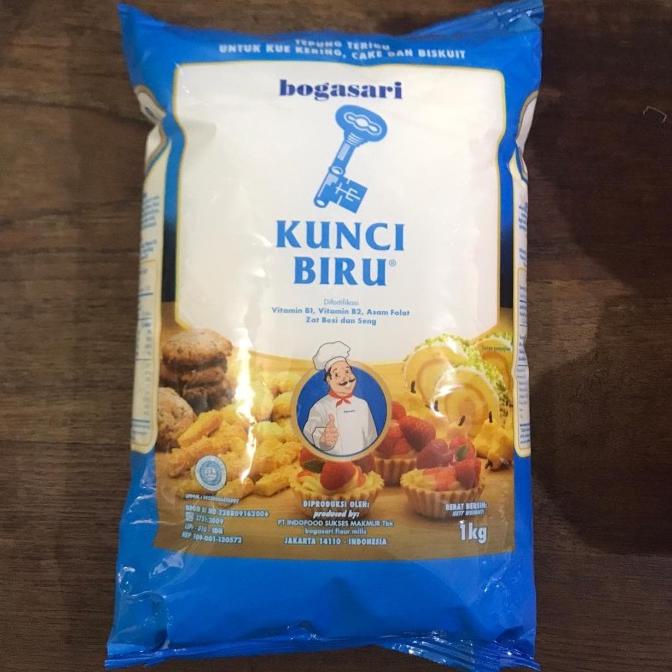 

Tepung Terigu Kunci Biru Kemasan 1kg