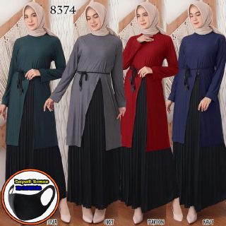  Baju  Atasan  Muslim Wanita Terbaru  Lengan Panjang Bahan 