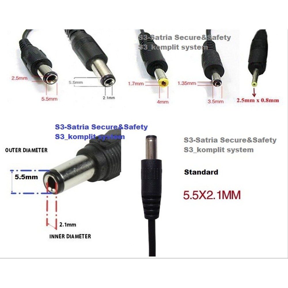 Adaptor Charger Toshiba 19V 3.42A~(5.5*2.5) Compatible