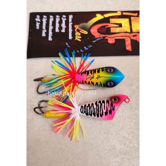 GEOL/WTD 4CM RJF LURE. umpa. mainan. umpan palsu.  umpan kayu. umpan atas.  umpan casting.q