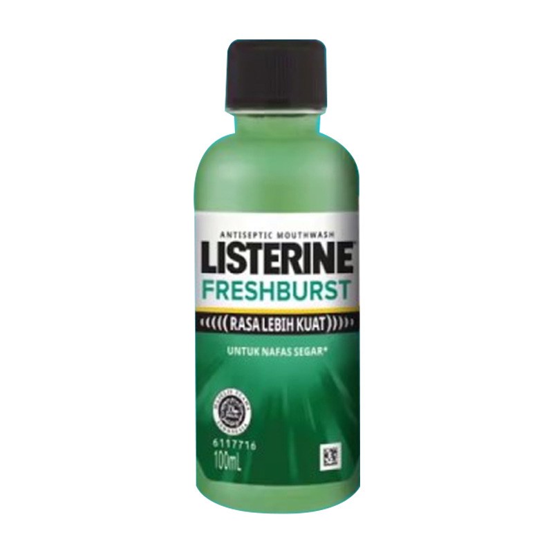 LISTERINE 100 ML Antiseptic Mouthwash Obat Kumur Antiseptik FRESH BURST - COOL MINT - ZERO - GREEN TEA 100ml Listerin