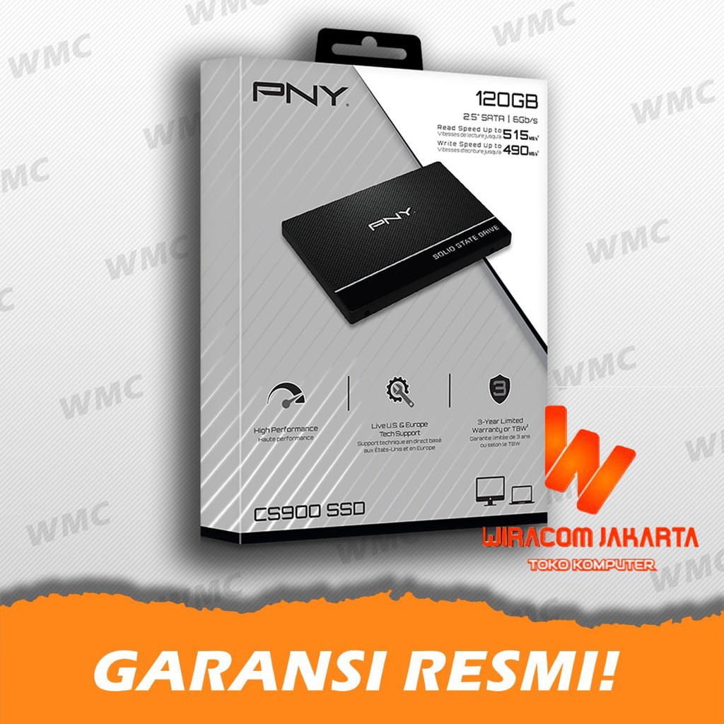 PNY SSD 120GB CS900 2.5'' SATA III SSD