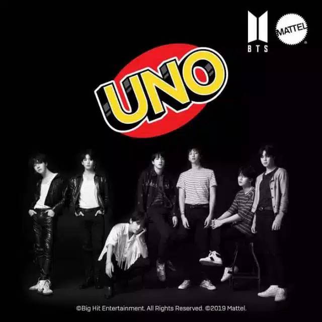 Kartu uno bts / uno x bts