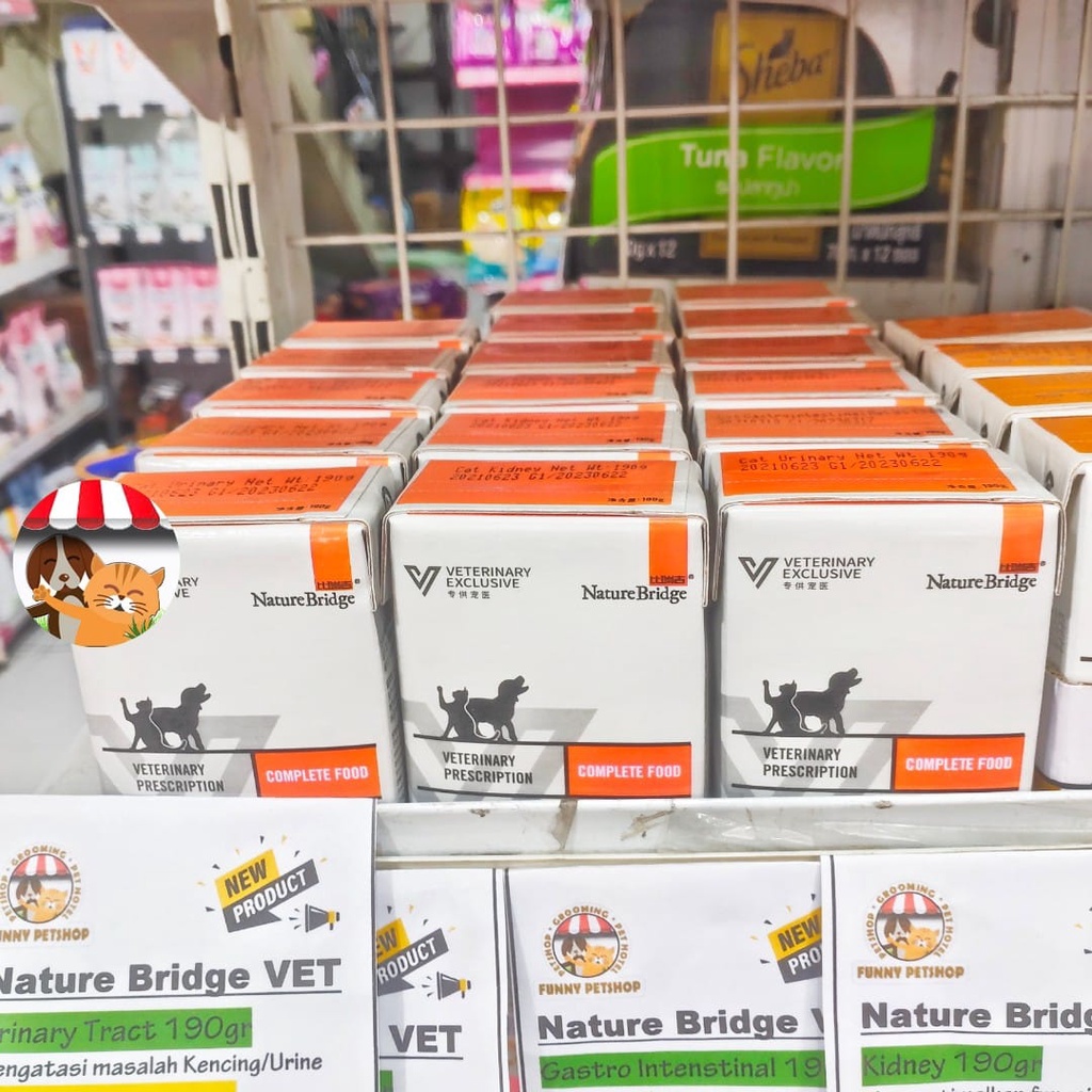 Nature Bridge Urinary Tract wet food 190gr Cat - Makanan Basah Kucing