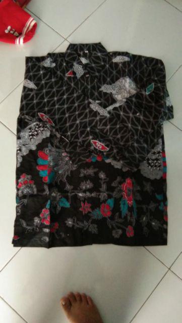 Couple Keluarga - Batik Couple Keluarga Sania Ruffle Ori Ndoro Jowi Dnt Pari Ngadek Putih