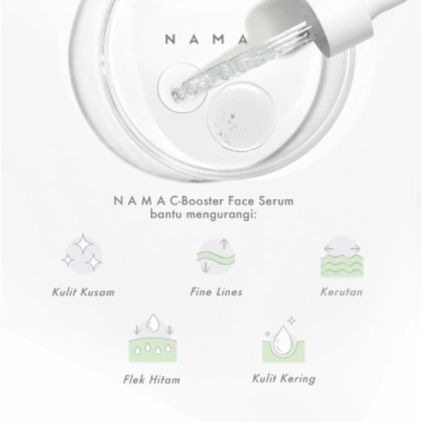 ☘️Yuri Kosmetik☘️ Nama serum Nama C-Booster &amp; Age Defying Face serum Nama Beauty serum