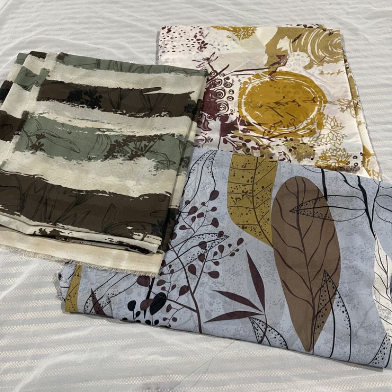 ( MOTIF ACAK) KAIN CERUTI MOTIF HARGA PER KILO / KAIN SERUTI HARGA PER KG