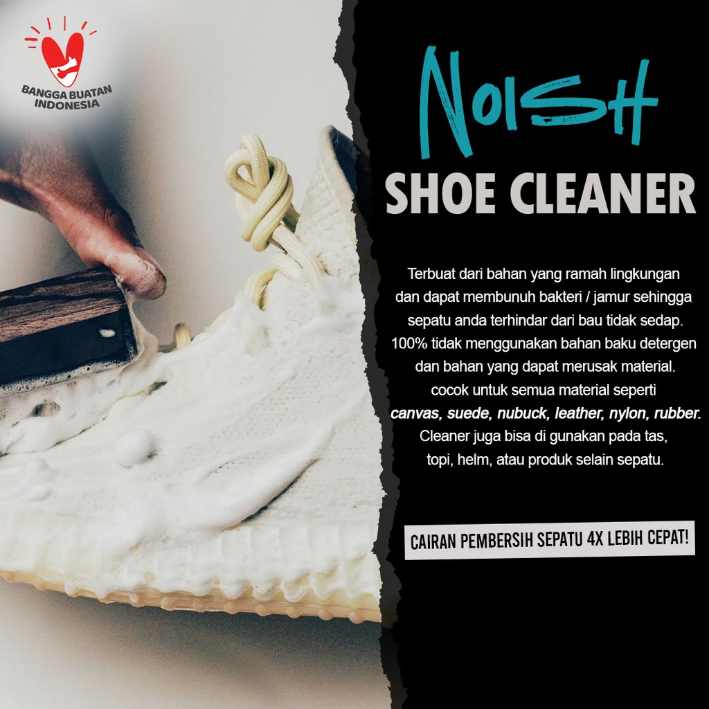 Shoe Cleaner / Cairan pembersih sepatu / sabun cuci sepatu / perawatan sepatu / 100ML (NOISH)