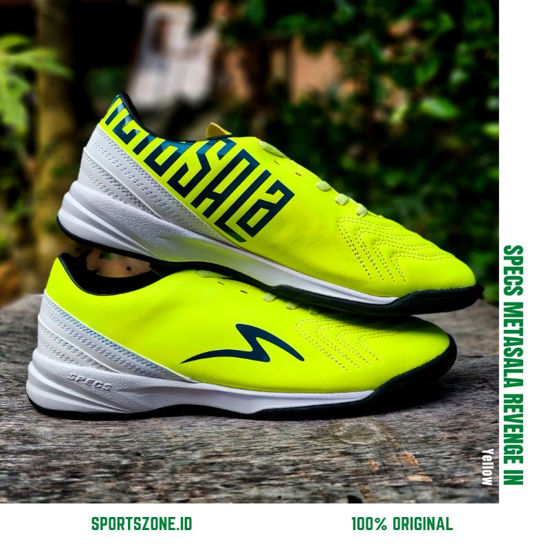 Sepatu Futsal Specs Metasala Revenge IN Yelow Original