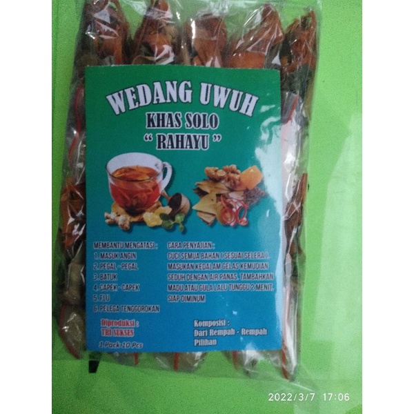 

WEDANG UWUH KHAS SOLO"RAHAYU