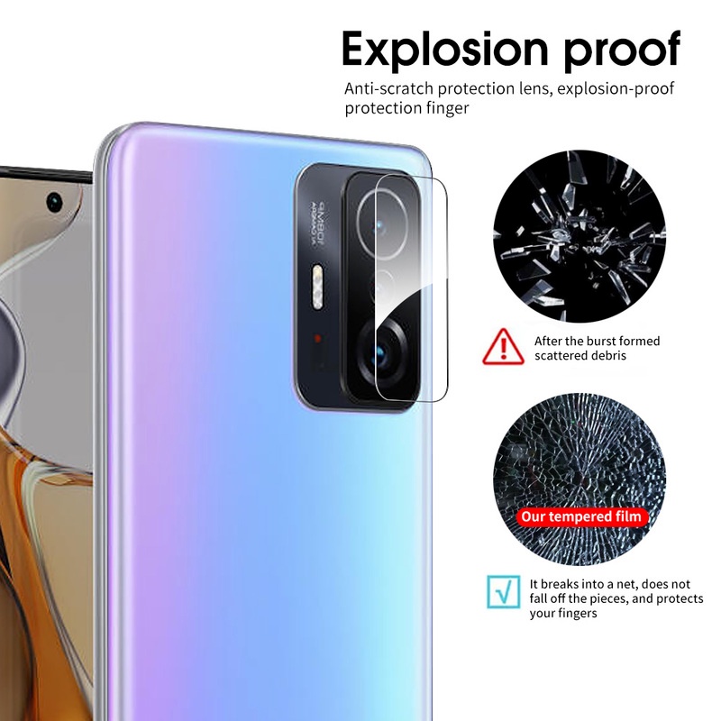 Film Pelindung Lensa Kamera Belakang Anti Gores Untuk Xiaomi 11T / 11T Pro / 11 Lite