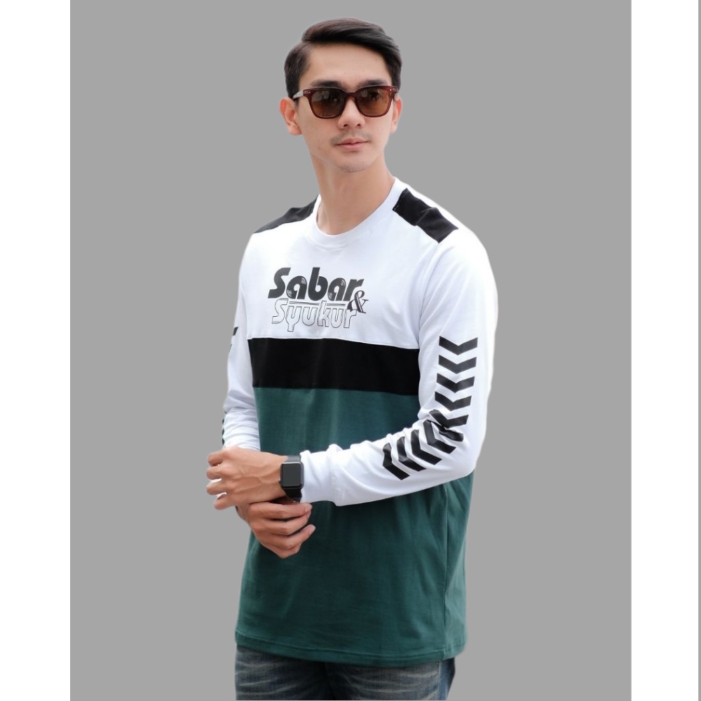 Premium Kaos Dakwah | Kaos Distro Islami | Baju Dakwah | Pakaian Pria | Kaos Sabar Syukur-6