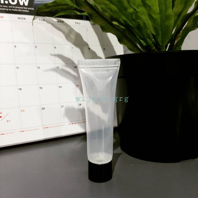 Tube 15 grm/ 15 ml bening tutup puter kemasan kosong . kemasan share in jar