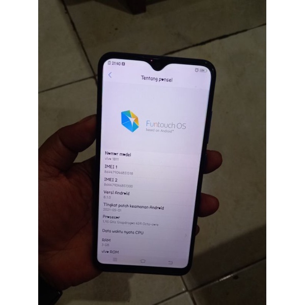 VIVO Y93 RAM 3GB