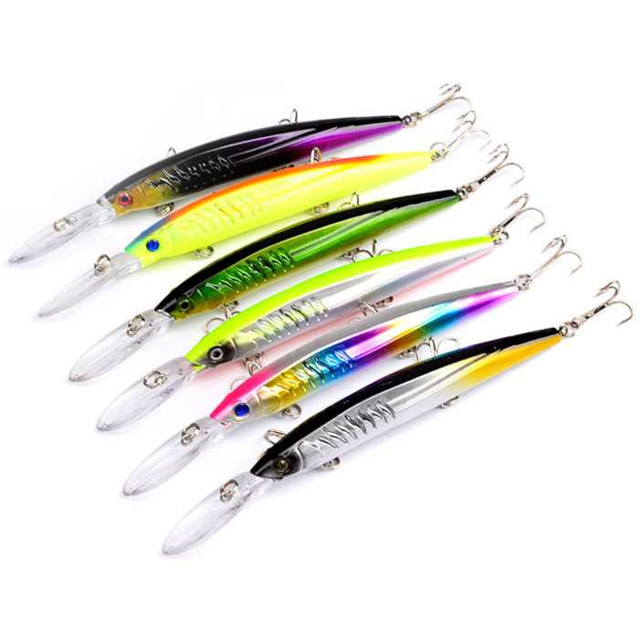 UMPAN PANCING MINNOW PROBEROS MINOW PROBEROS Three Hooks in The Body LURE PROBEROS MINNOW MURAH