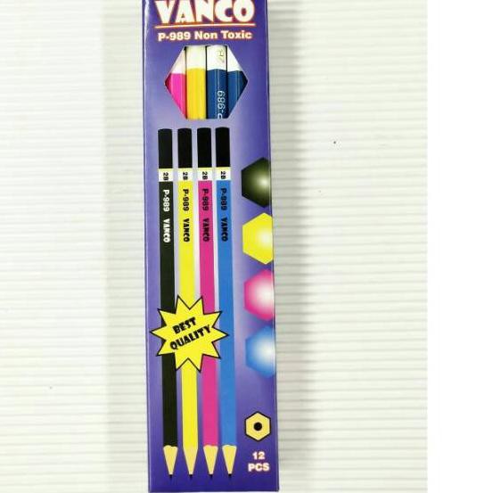 

PROMO 11.11 (pkj-764) (1LUSIN) PENCIL / PENSIL MURAH VANCO 2B P989