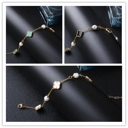 Gelang Mutiara Perhiasan Titanium  Fashion Jewellery 3113