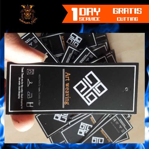

Hangatg 5 1-5 Kertas Label Baju Produk Accesories / Aksesoris Hangtag Price Tad/ Hang Tag 2