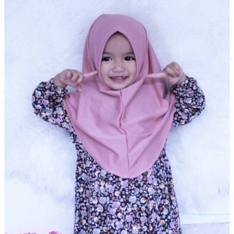 Bergo Malay Anak Instan Non Pet Jersey