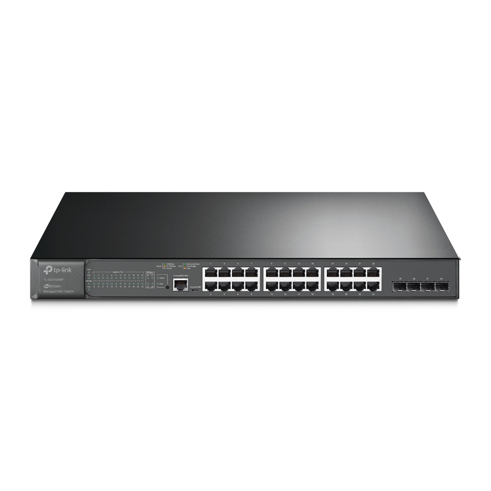 TP-Link Switch TL-SG3428MP 28-Port Gigabit Switch L2 Managed Switch