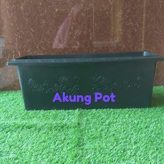  Pot  Plastik  Hitam Segi Panjang Persegi  Gsp Shalom 07 