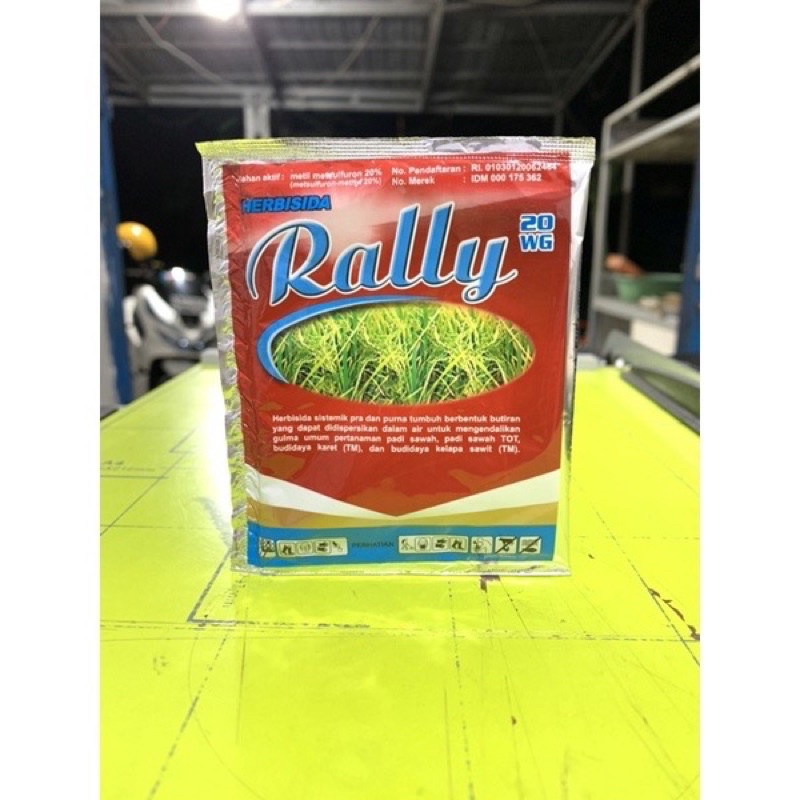 rally 20 wg 5gram herbisida