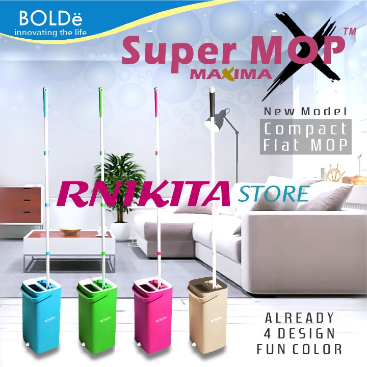 BOLDe SUPER MOP X MAXIMA - Ada dan Lubang Drainase Ember