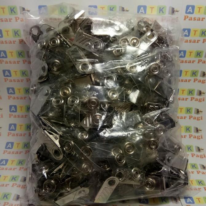 

COD Jepitan nametag garis id card tebal PROMOKode 1669