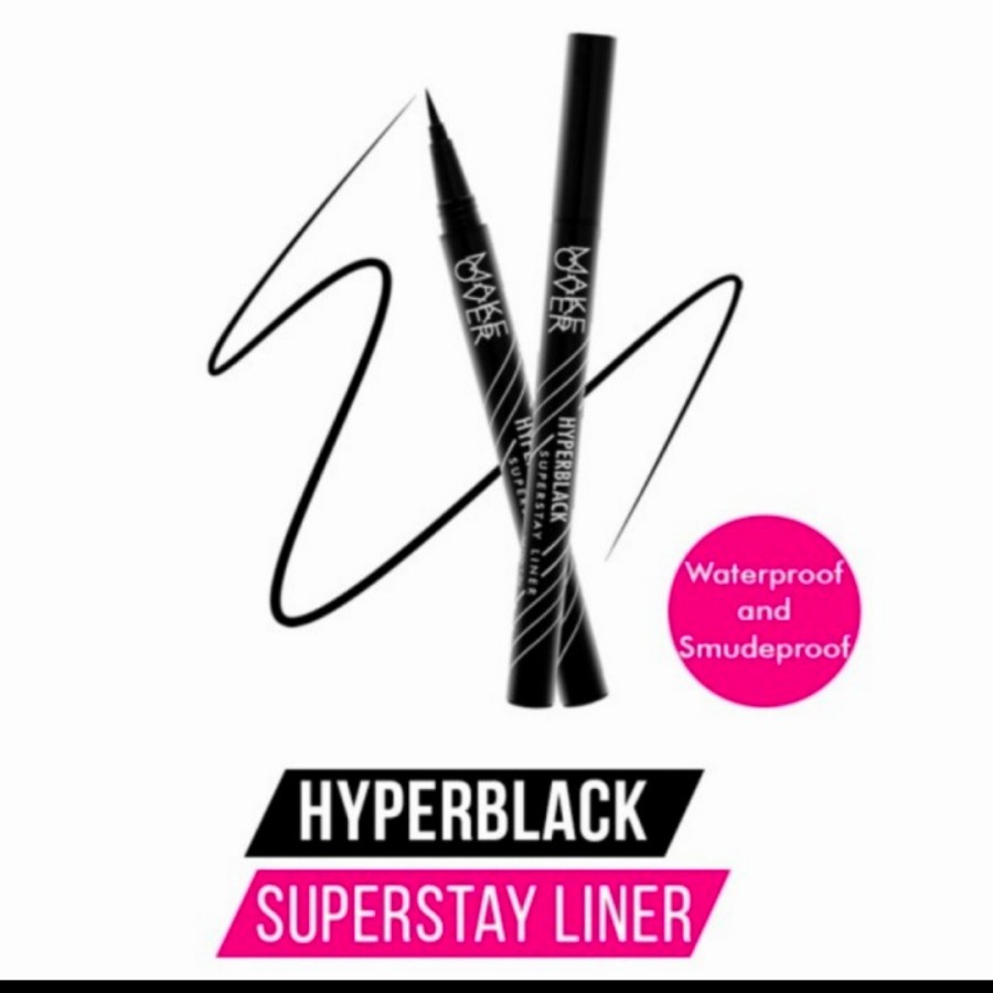 ✦SINAR✦ Make Over Hyperblack Superstay Liner