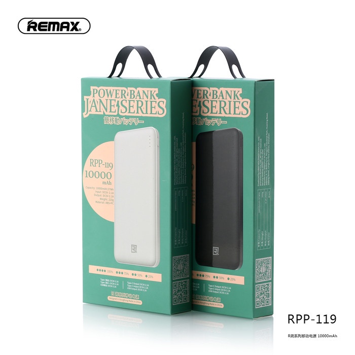 Remax Jane Series 2USB Power Bank 10000mAh RPP-119