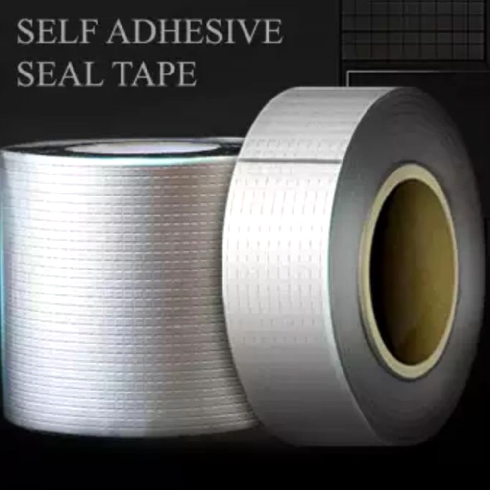 LAKBAN ALUMINIUM FOIL TAPE 5 METER X 5CM WATERPROOF ANTI BOCOR DAN TAHAN PANAS