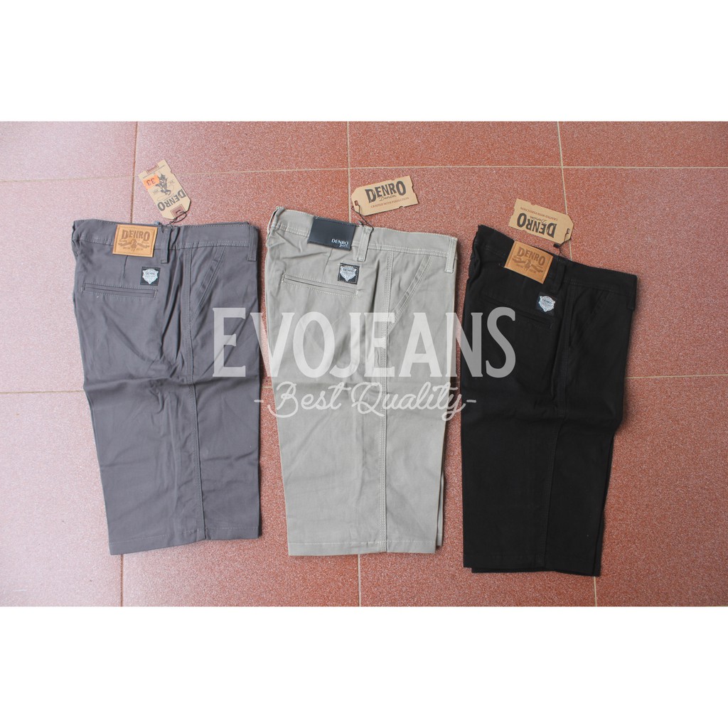 CELANA PENDEK CHINO PANTS BAHAN MELAR DAN HALUS BEST QUALITY ORIGINAL PRODUCT // EVO JEANS