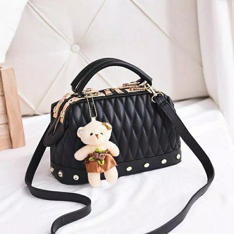 Sale! Tas Wanita Import Handbag Top Handle Bisa Selempang Fashion Cewek 3042 Kekinian