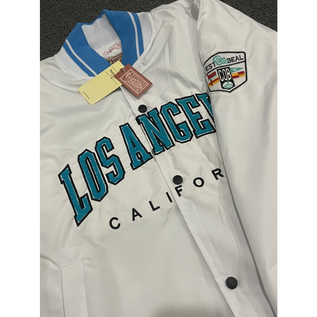 California Varsity Harajuku jaket baseball oversize unisex wanita pria korea kulit import bordir patch premium