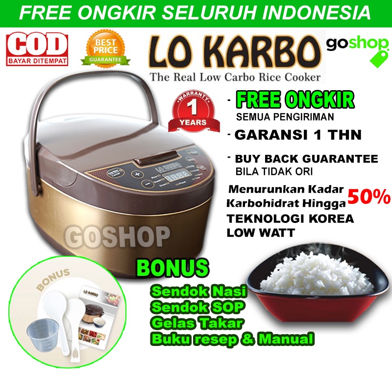 LO KARBO RICE COOKER RENDAH KARBOHIDRAT