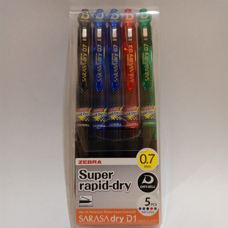 

GRAMEDIA BSD CITY - Zebra Sarasa Dry 07 Set 5