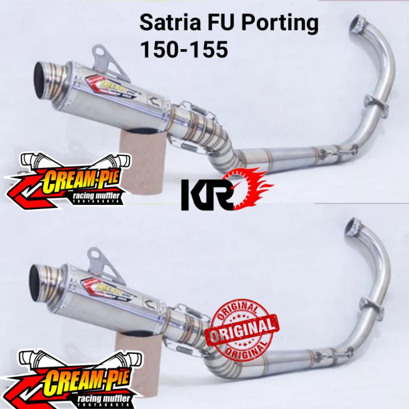 Knalpot Creampie CP3 Satria FU Porting 150-155 Original Creampie Yogyakarta