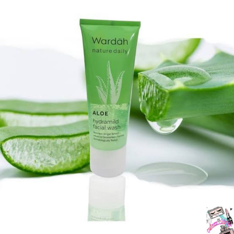 ☃Cutezz_Ching1☃Wardah Nature Daily Aloe Hydramild Facial Wash 60ml