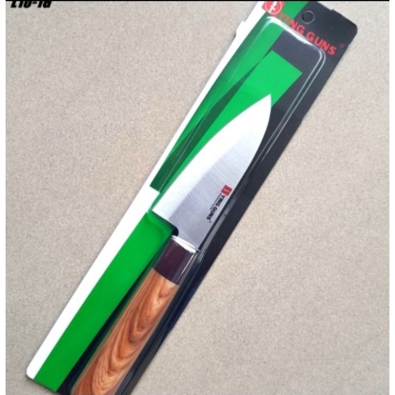 pisau dapur ying guns bogel kard hijau 4,5 inch