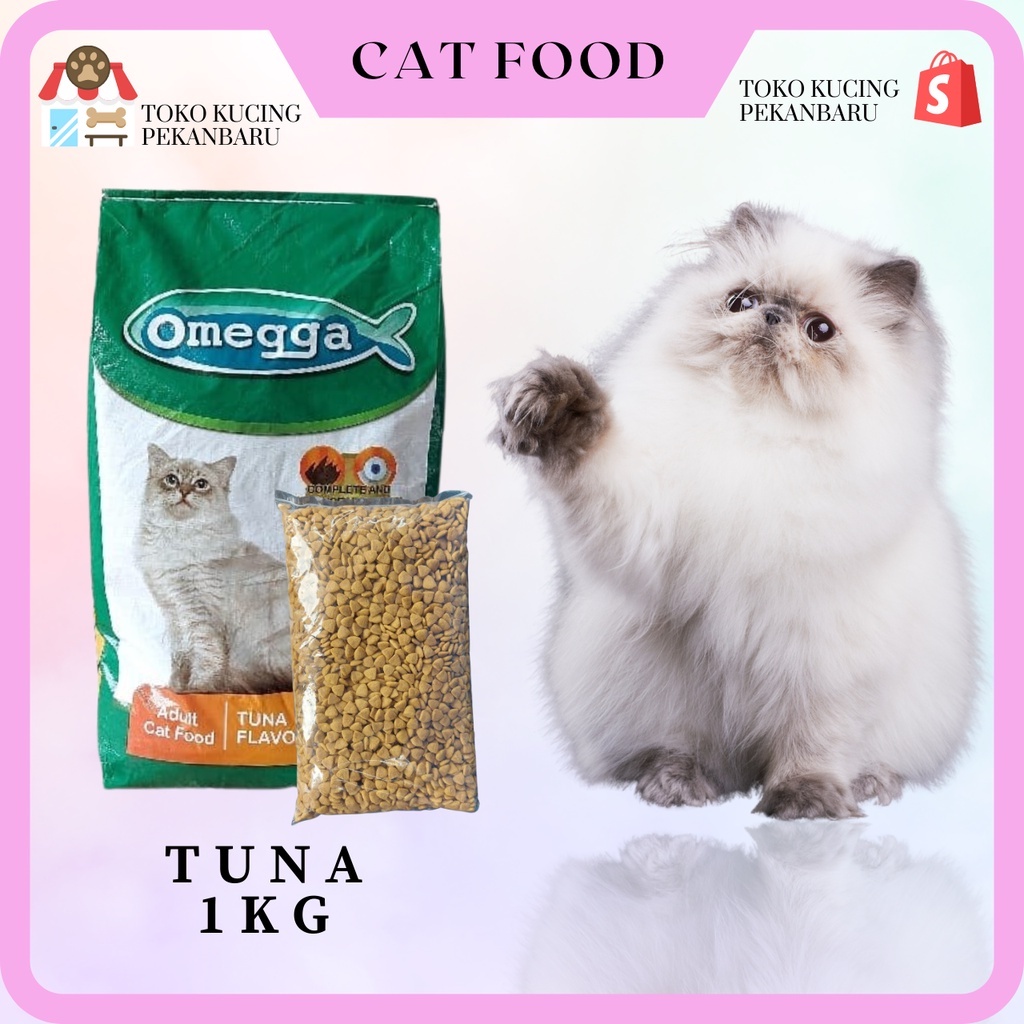 makanan kucing omegga omega tuna omega seafood 1kg