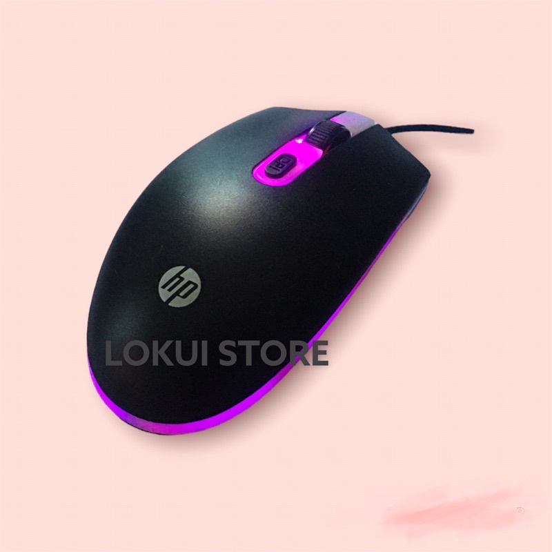 MOUSE GAMING HP M180 LED RGB / MOUSE HP M180 WIRED USB