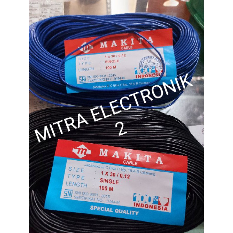 KABEL RAKITAN SERABUT MAKITA 1X30 0,12MM TEMBAGA