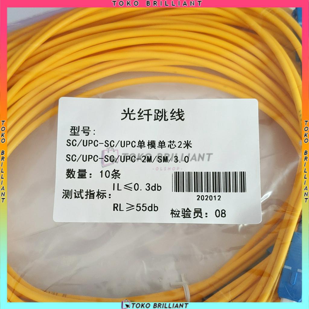 1M,2M,3M,5M Patchord SC to SC kabel cable fo ftth  SC - SC -1PCS