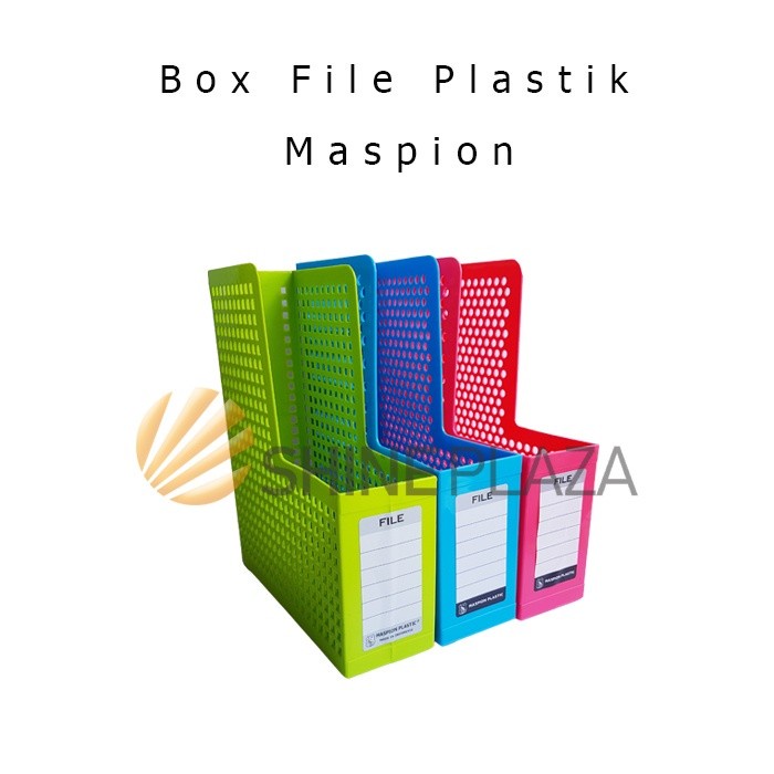

File-Box- Box File Plastik Keranjang Maspion - Tempat Penyimpanan Kotak File - Pink -Box-File.